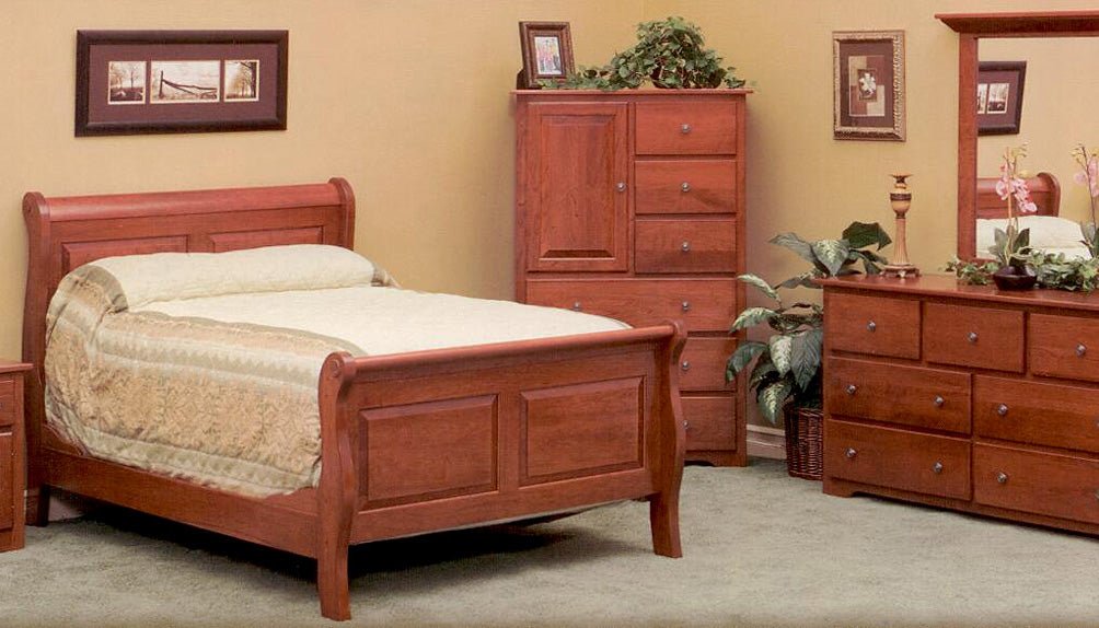 Eden Amish Sleigh Bed - snyders.furniture