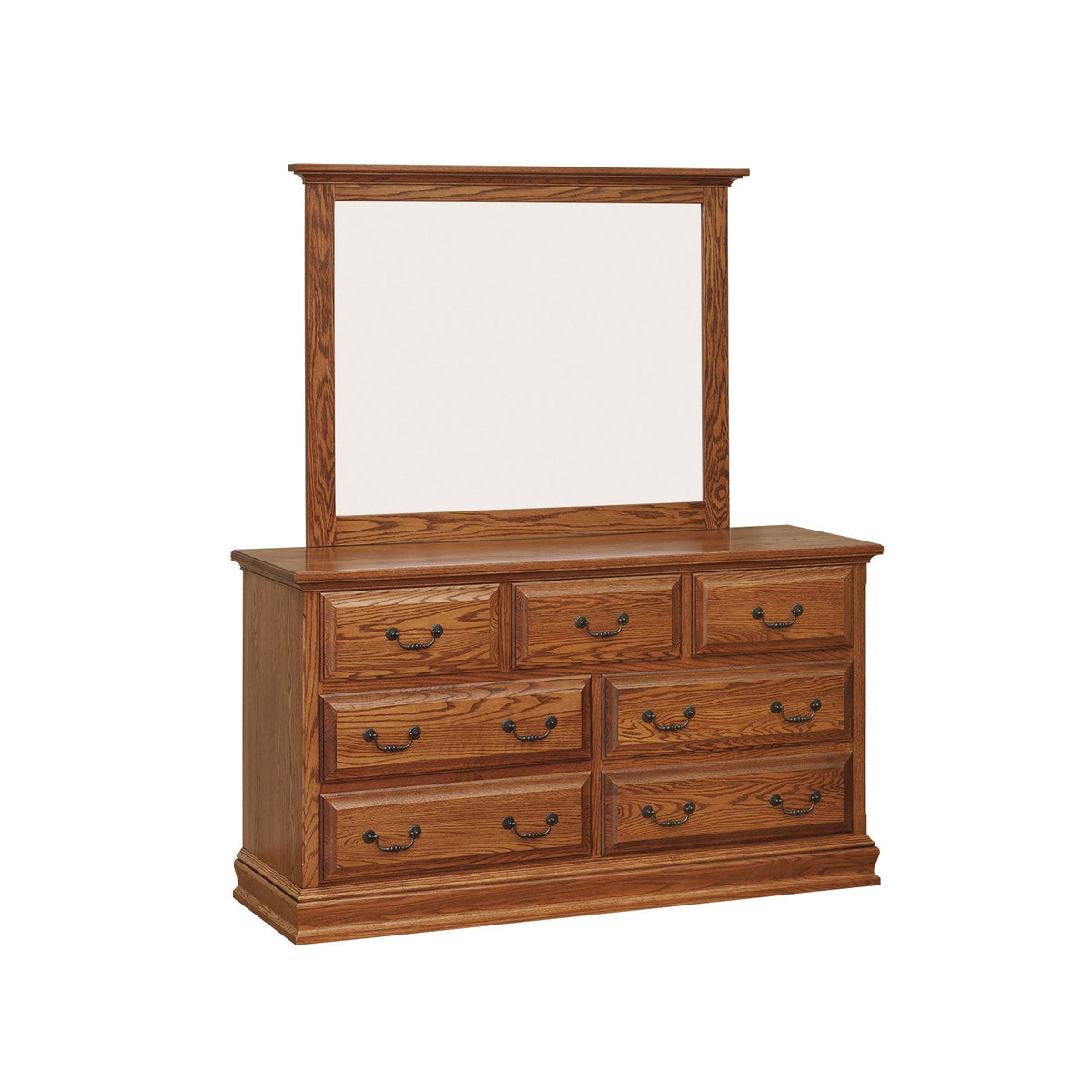 Eden Amish Solid Wood Royal 63&quot; 7-Drawer Dresser - snyders.furniture