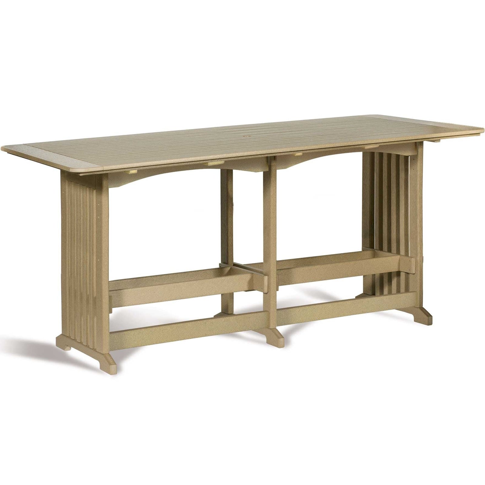 English Garden Amish 96" Poly Counter Table Leisure Lawns