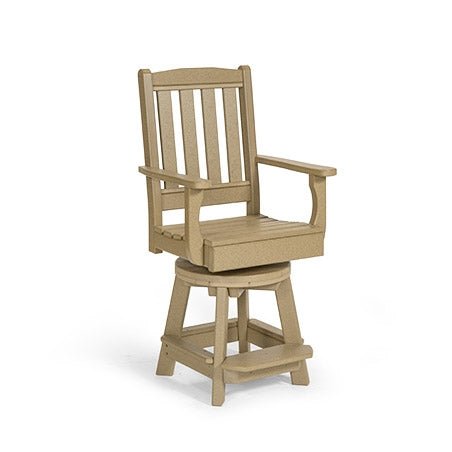 English Garden Swivel Counter Chair Leisure Lawns