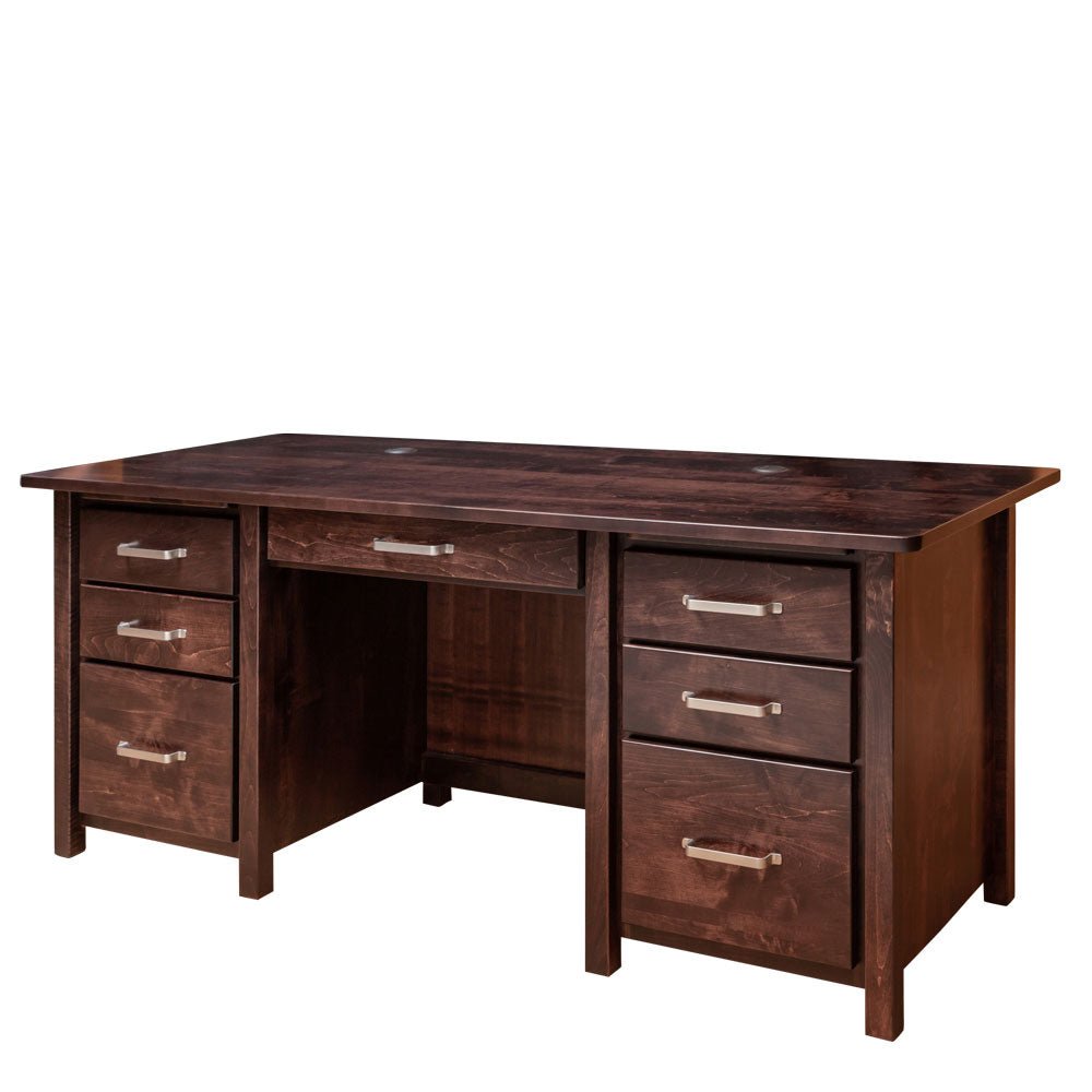 Eshton Amish Executive Desk - snyders.furniture