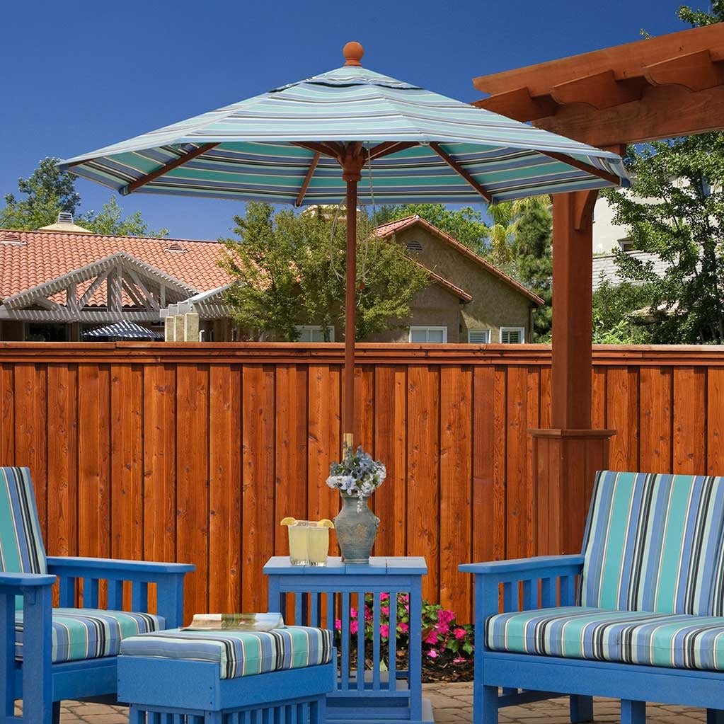 freda patio umbrella Amish Finch 9' Sunbrella Umbrella