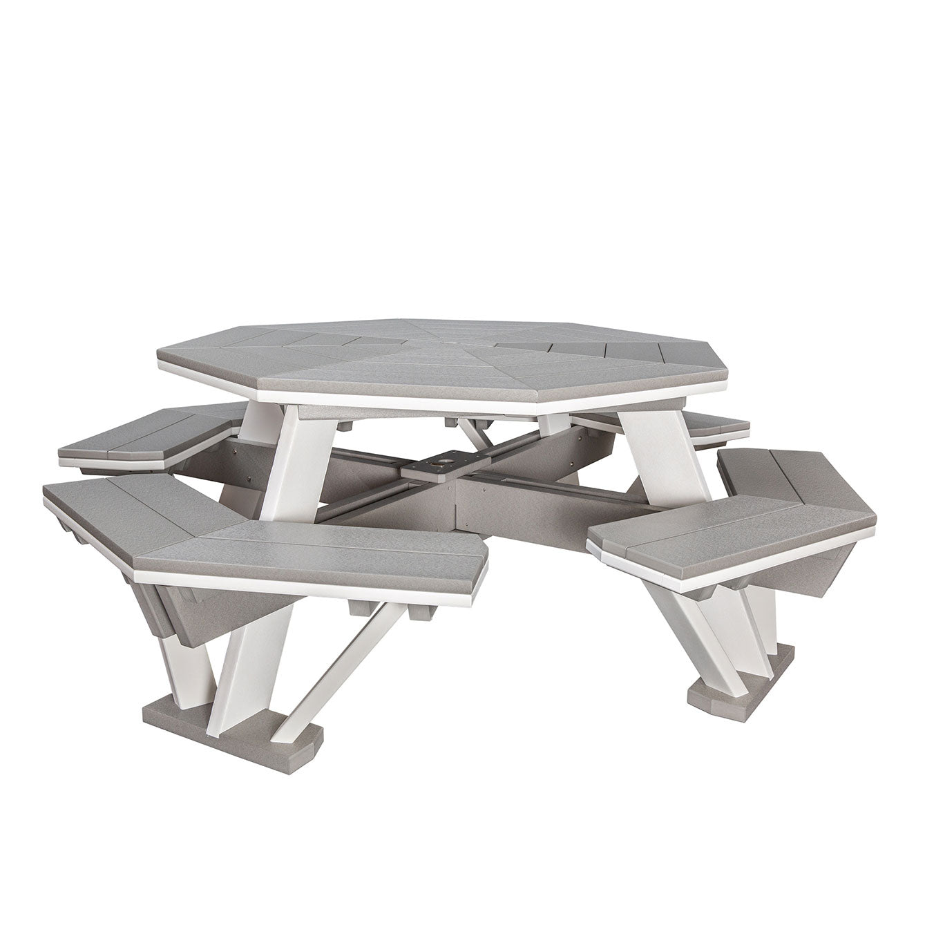 Finch Amish Poly Patio Octagon Picnic Table snyders.furniture