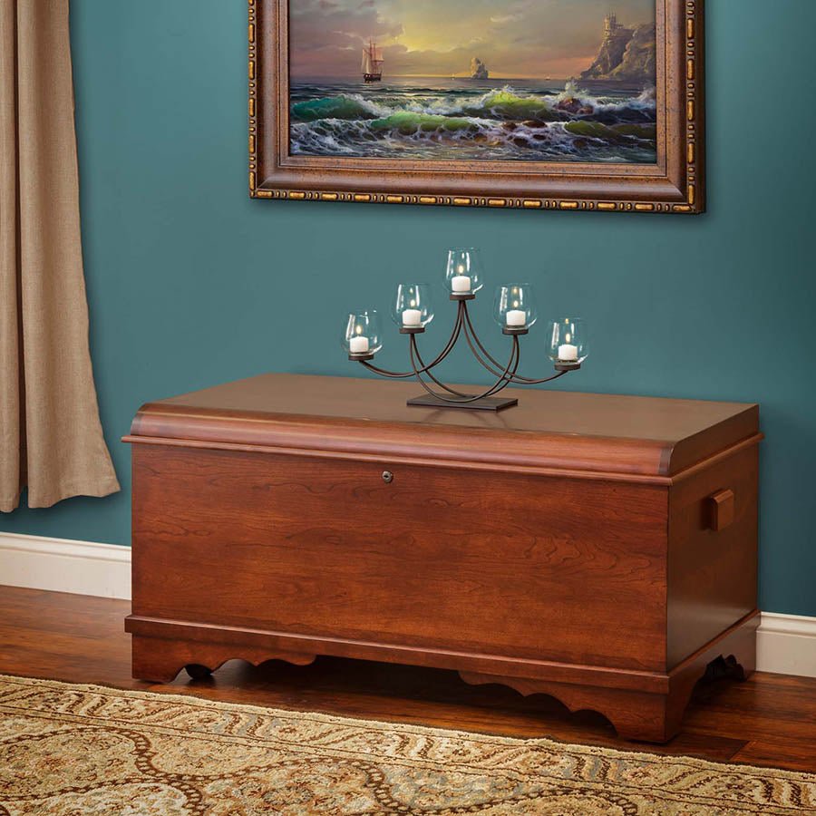 Harmony Large Waterfall Chest - Cherry - snyders.furniture
