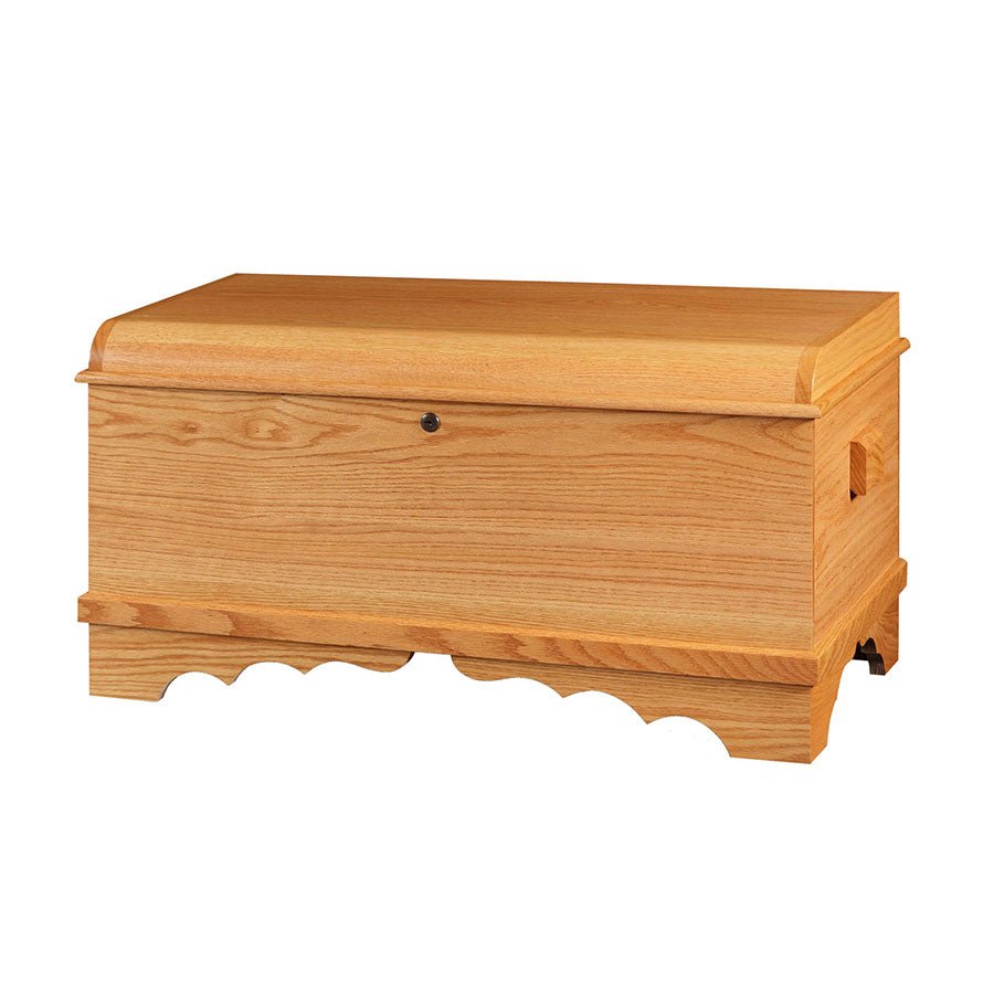 Harmony Small Waterfall Chest - Oak - snyders.furniture