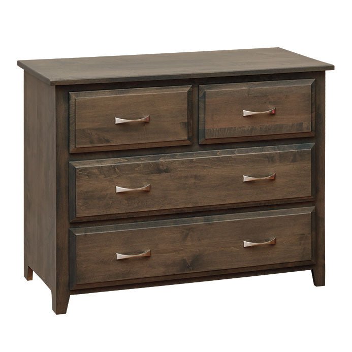 brown small dresser Amish Hartford 4-Drawer Dresser