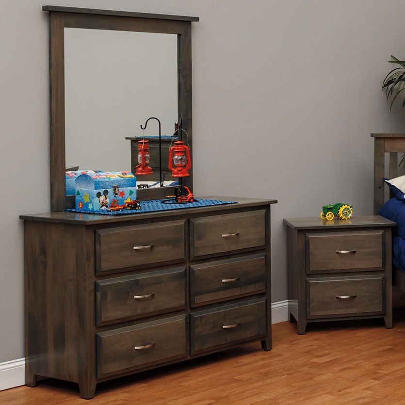 Amish Hartford 6-Drawer Dresser