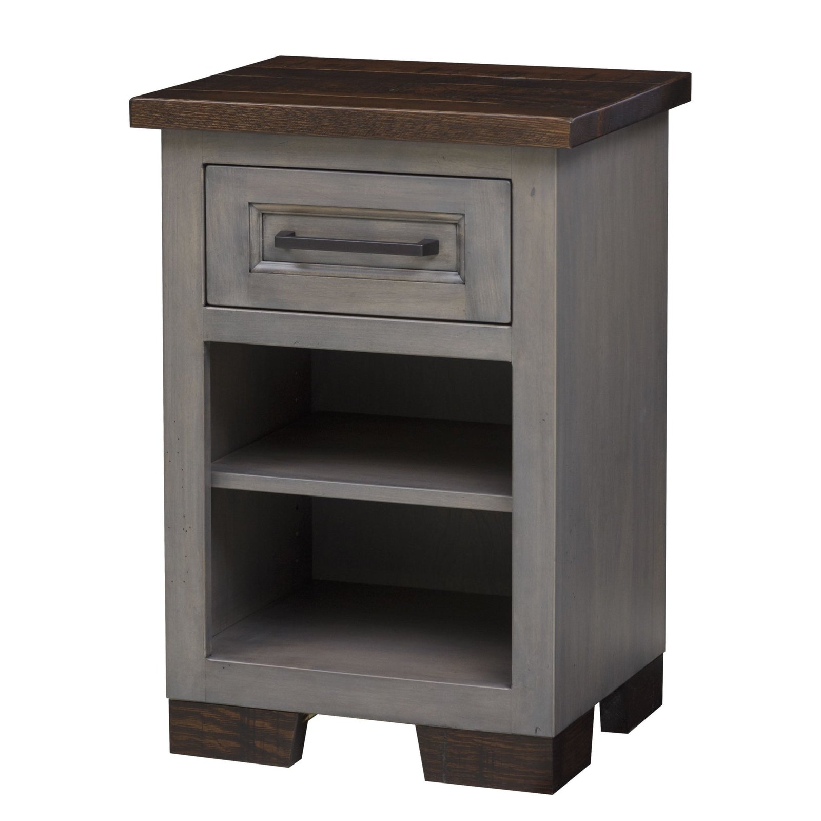 Hudson 1 dr/Open Shelf Nightstand - snyders.furniture