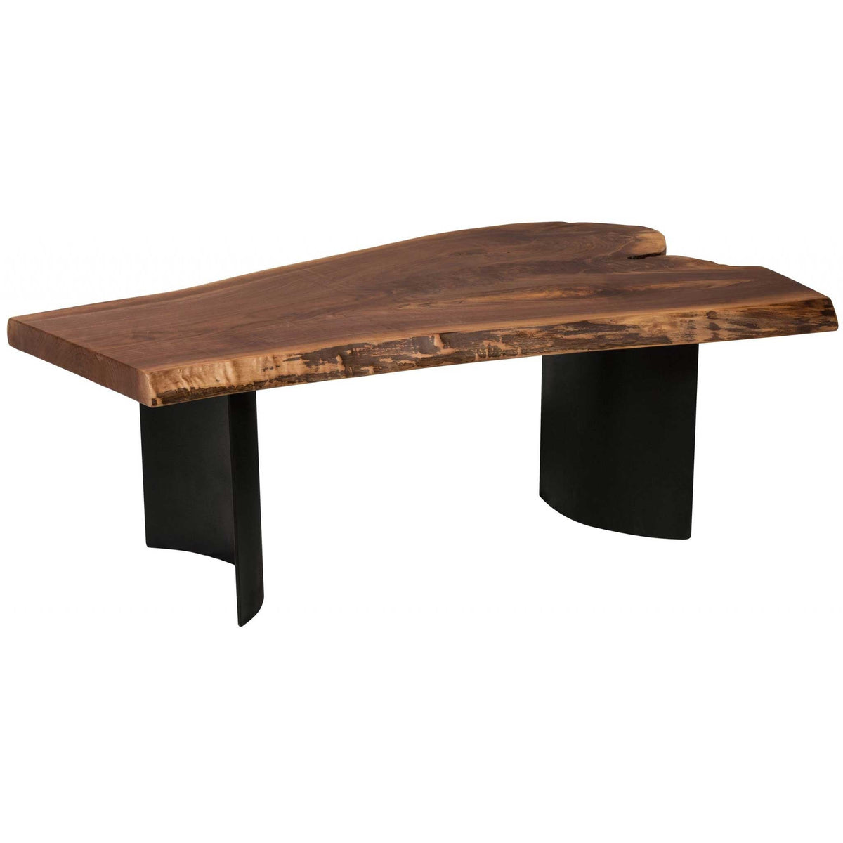 Iron Shell Live Edge Coffee Table - snyders.furniture
