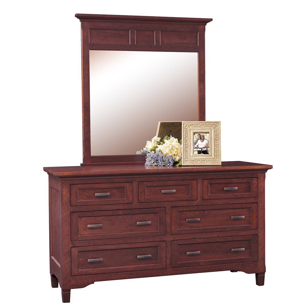 Amish Lexington Bedroom 7 Drawer Dresser