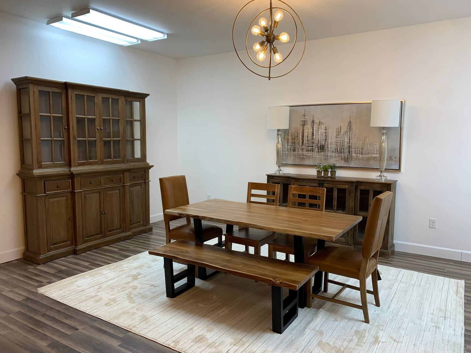 Malcolm Acacia 72" Live Edge Dining Table - Natural - snyders.furniture