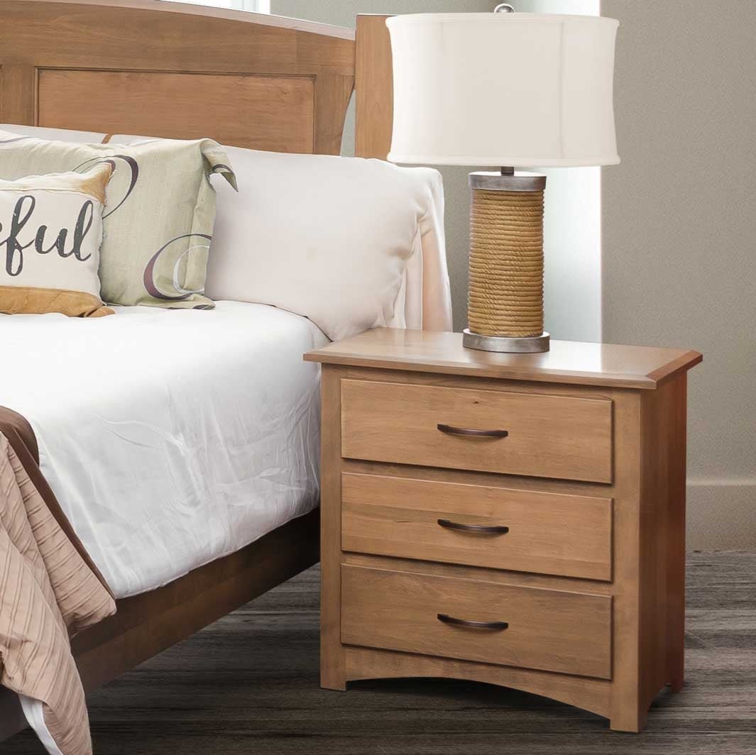 Manchester Amish 3-Drawer Night Stand - snyders.furniture