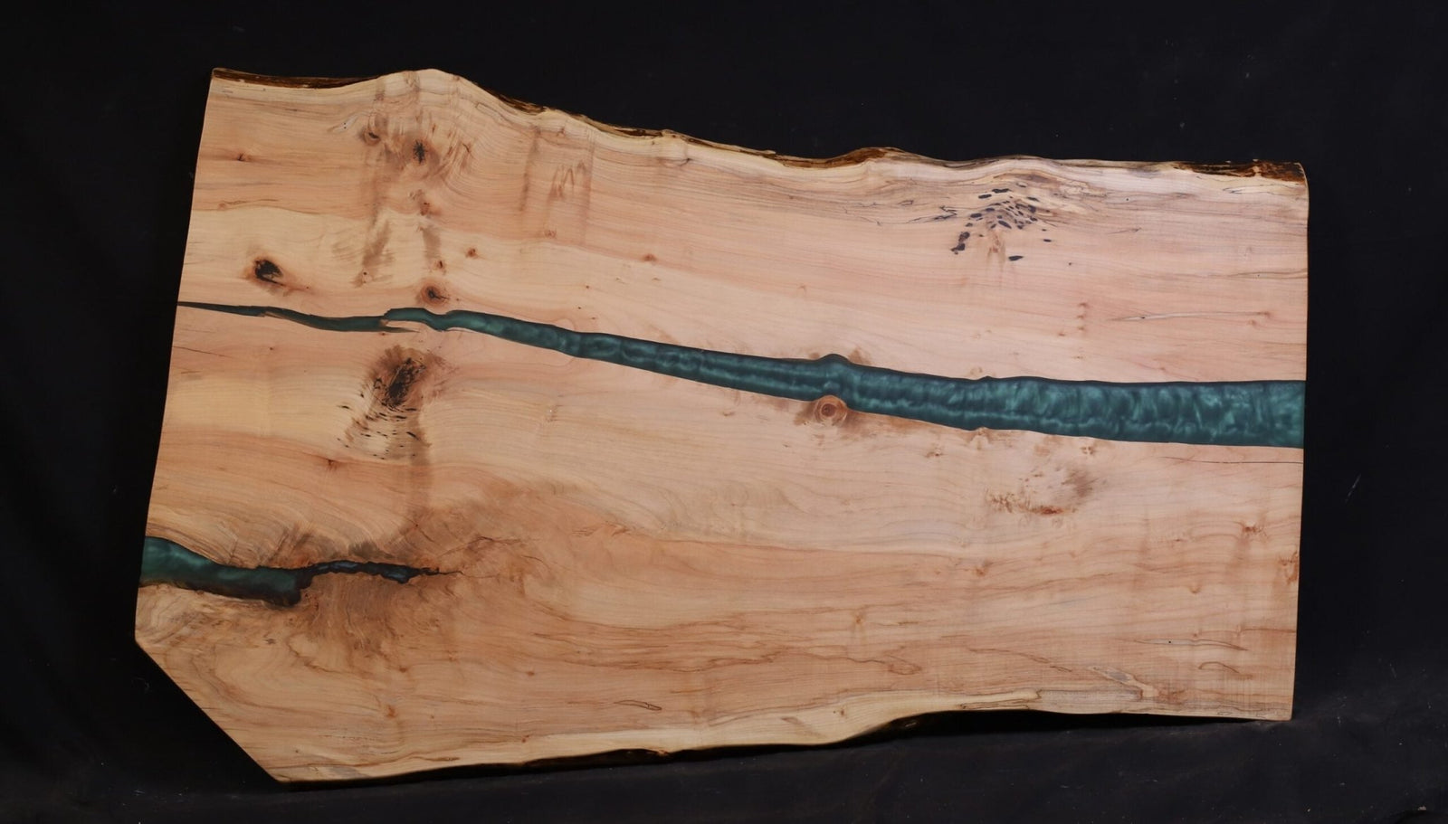 Maple 39" - 47" wide x 75" long x 2 ¼" long Live Edge Slab - snyders.furniture