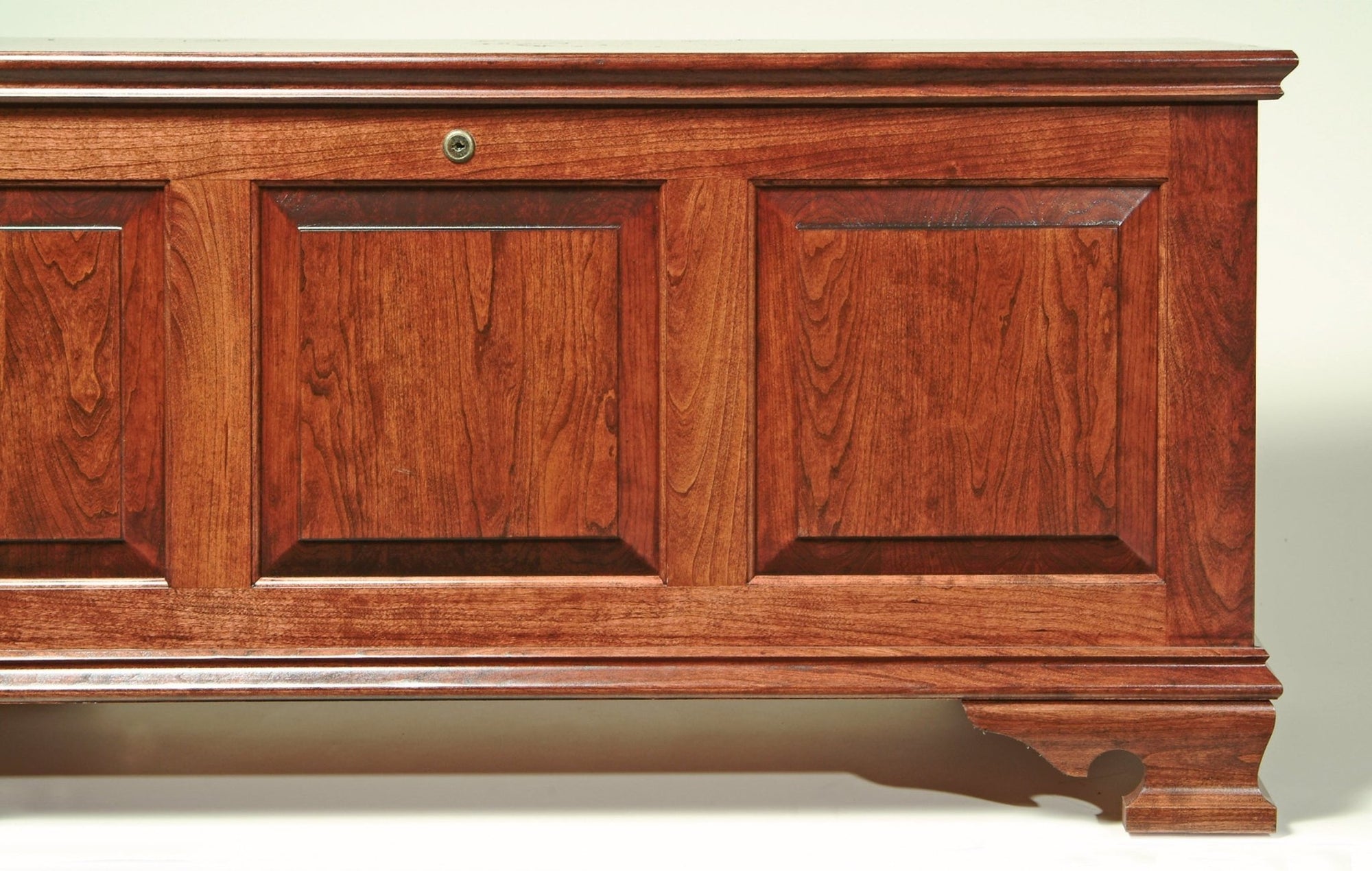 Mayflower Large Classic Panel Chest - Cherry - snyders.furniture