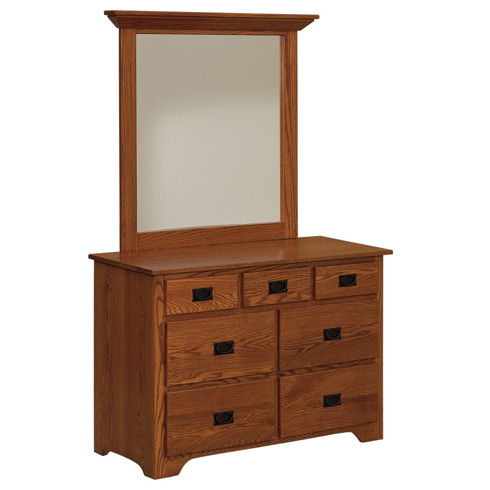 Mission Amish Solid Wood 7-Drawer 48