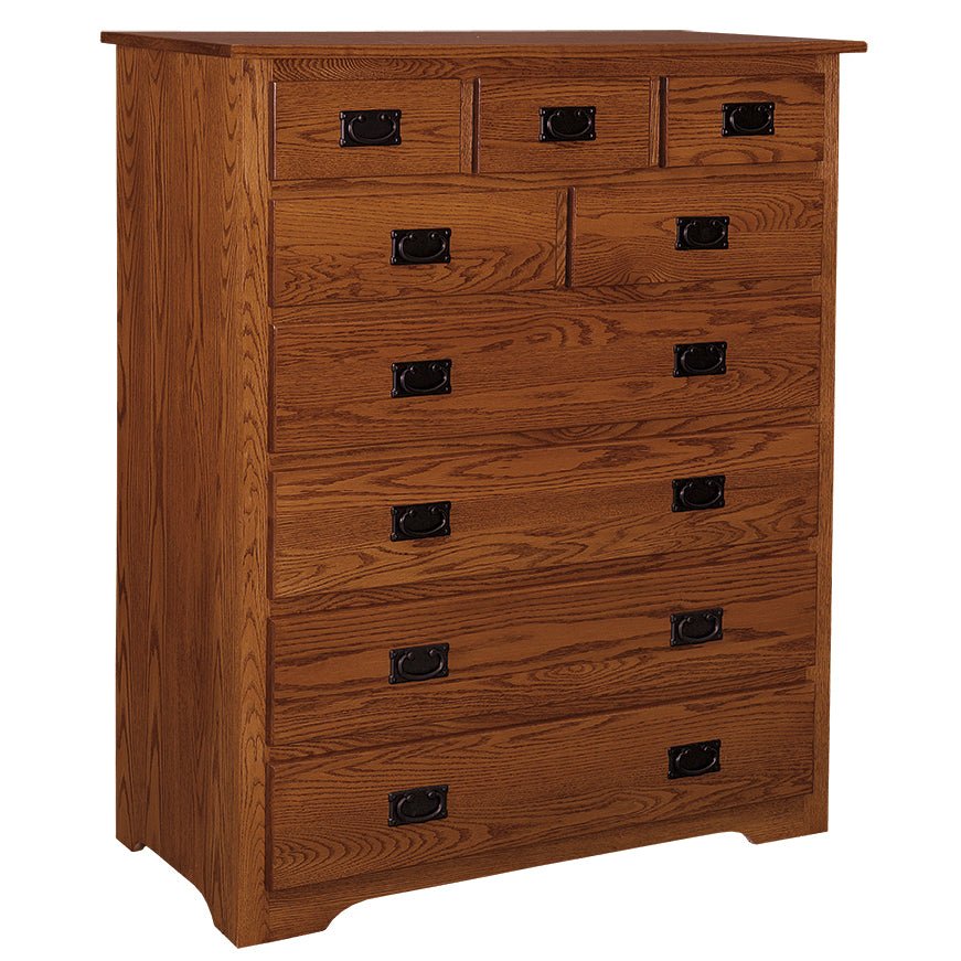 Wooden Drawer Mission Amish Solid Wood Large Chest of Drawers from $1,689.00 $2,112.00