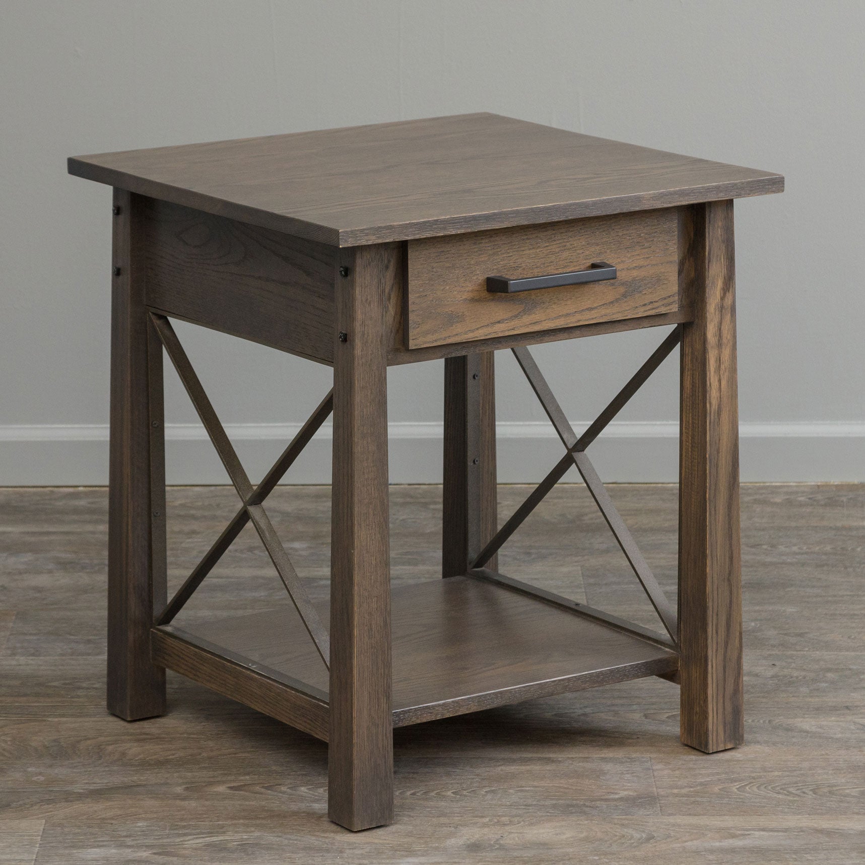 Neo-Industrial End Table - snyders.furniture