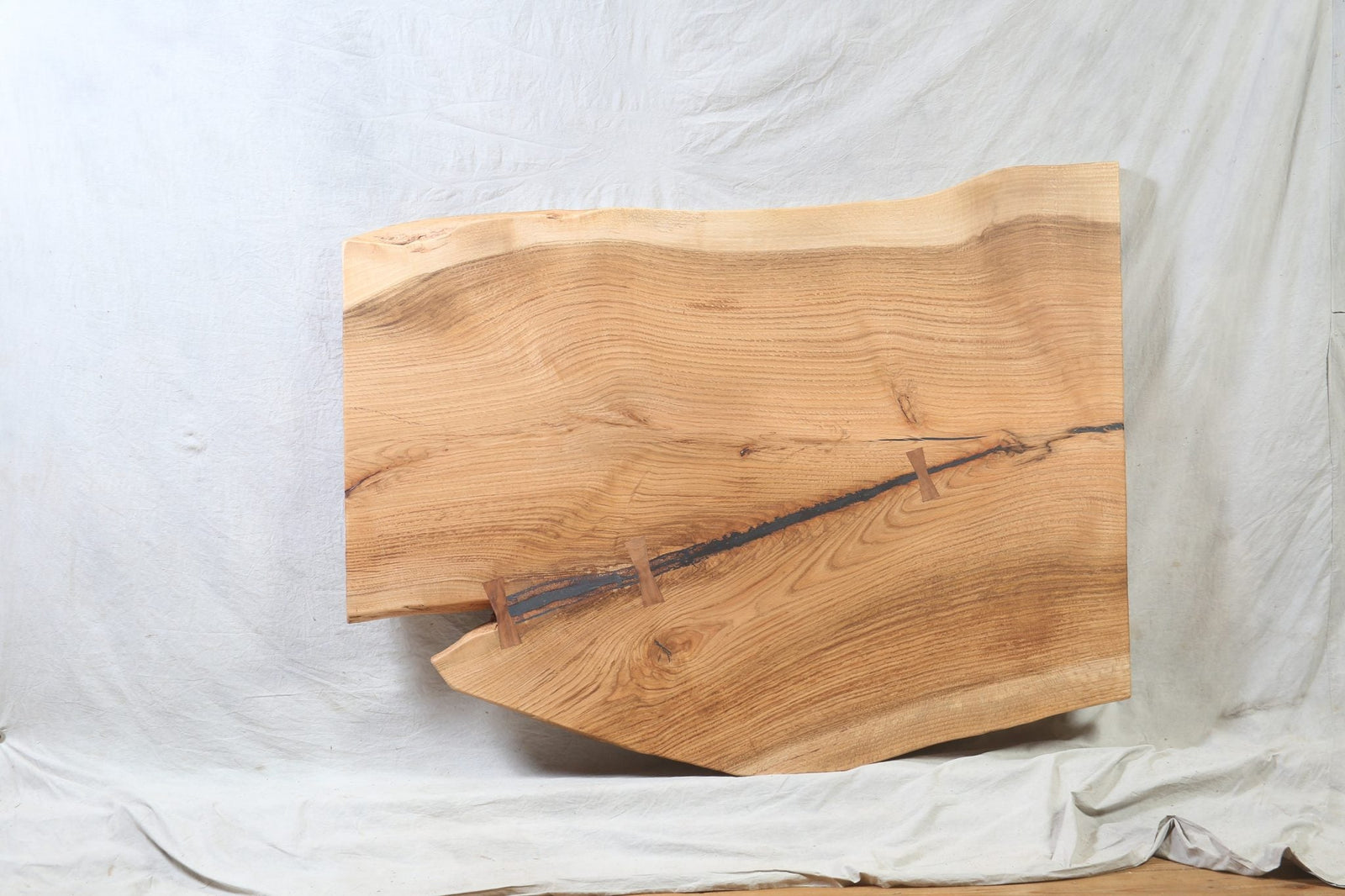 Oak 37" - 44" wide x 60" long Live Edge Slab - snyders.furniture