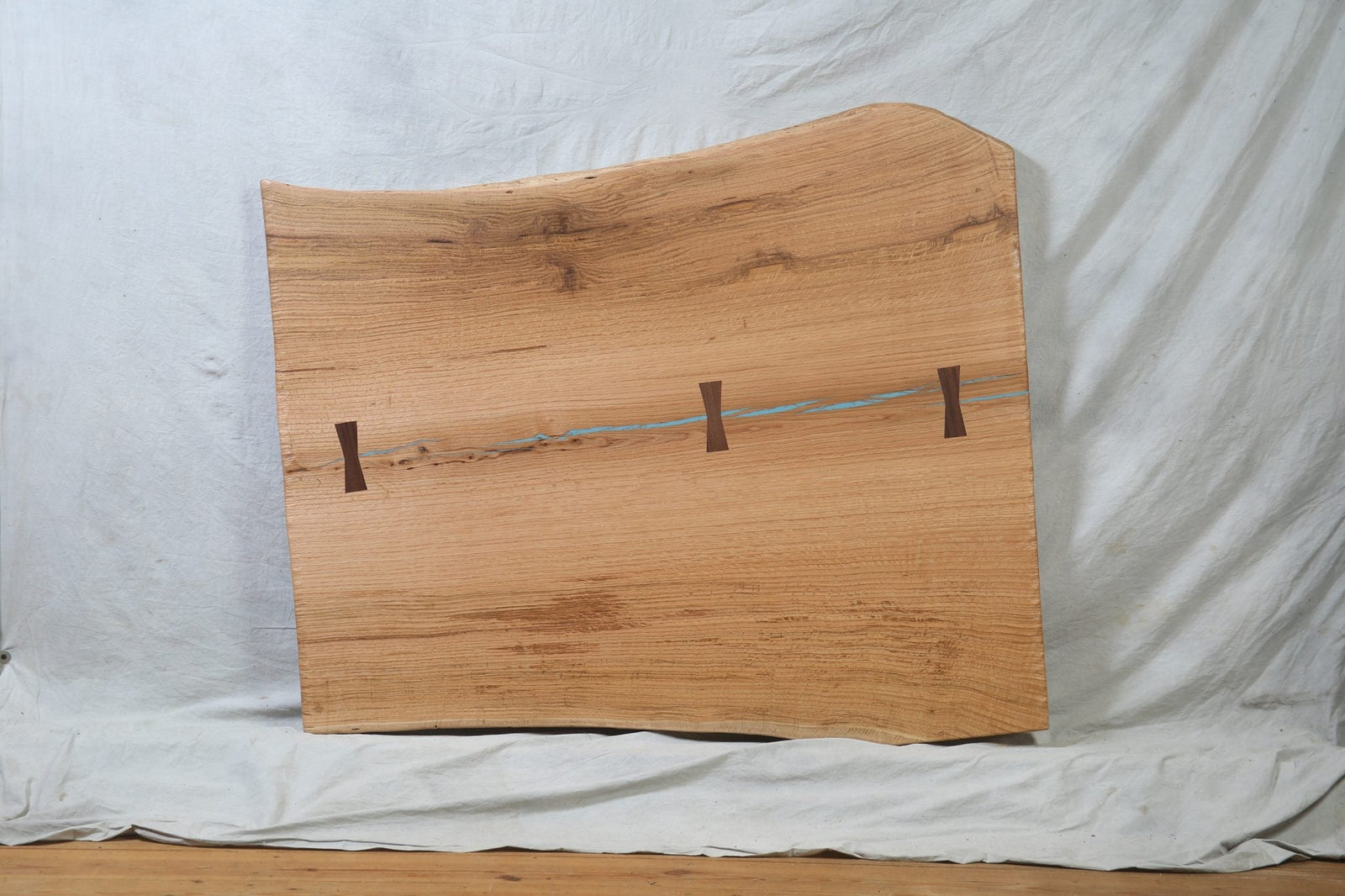 Oak 41" - 48" wide x 57" long Live Edge Slab - snyders.furniture