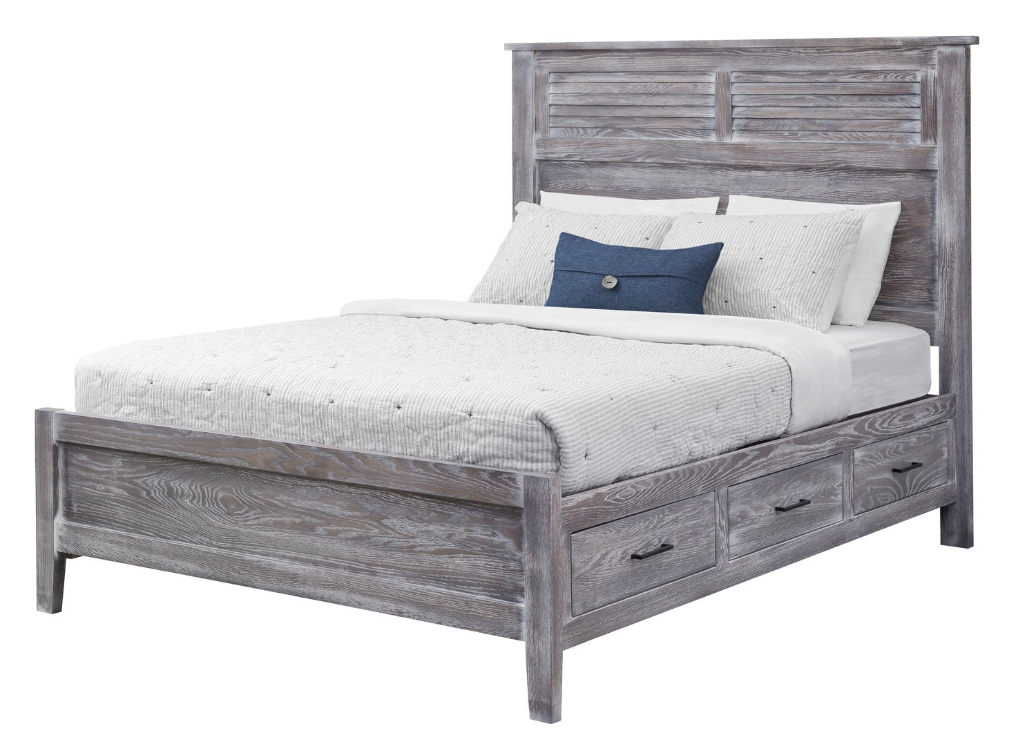Oreland Louver Panel Storage Bed - snyders.furniture