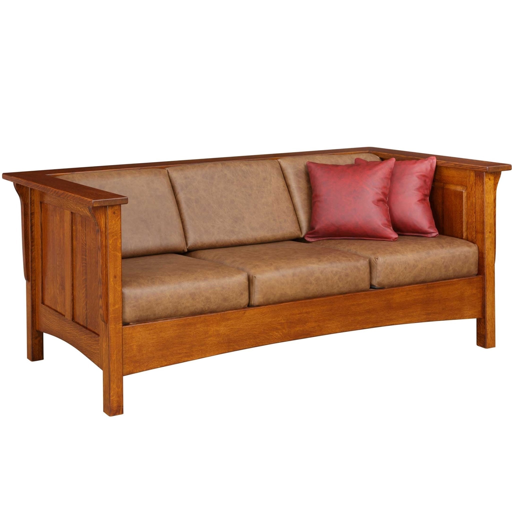 Amish Panel Mission Club Sofa