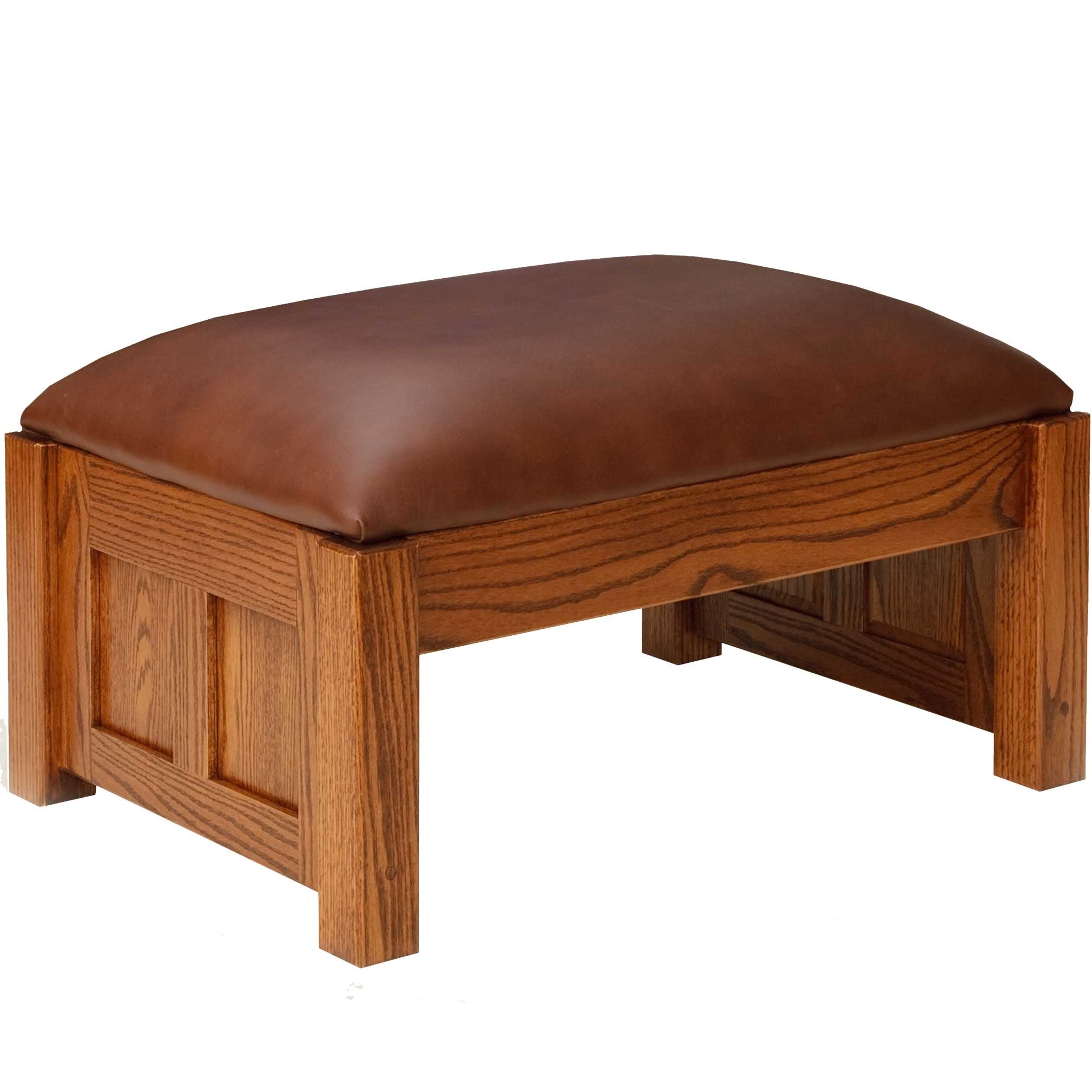 Amish Panel Mission Ottoman