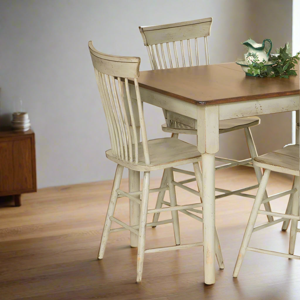 Plymouth Amish Solid Wood Bar Chair - snyders.furniture