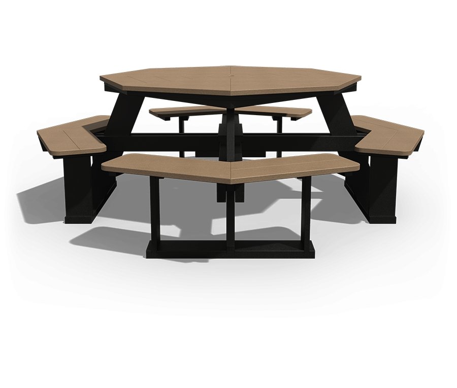 Poly Octagon Picnic Table - Quickship - snyders.furniture