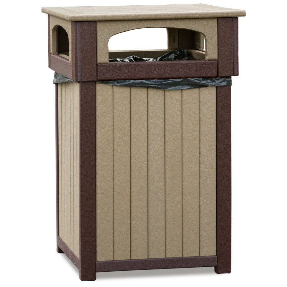 Poly Trash Receptacle - Four Holes Leisure Lawns