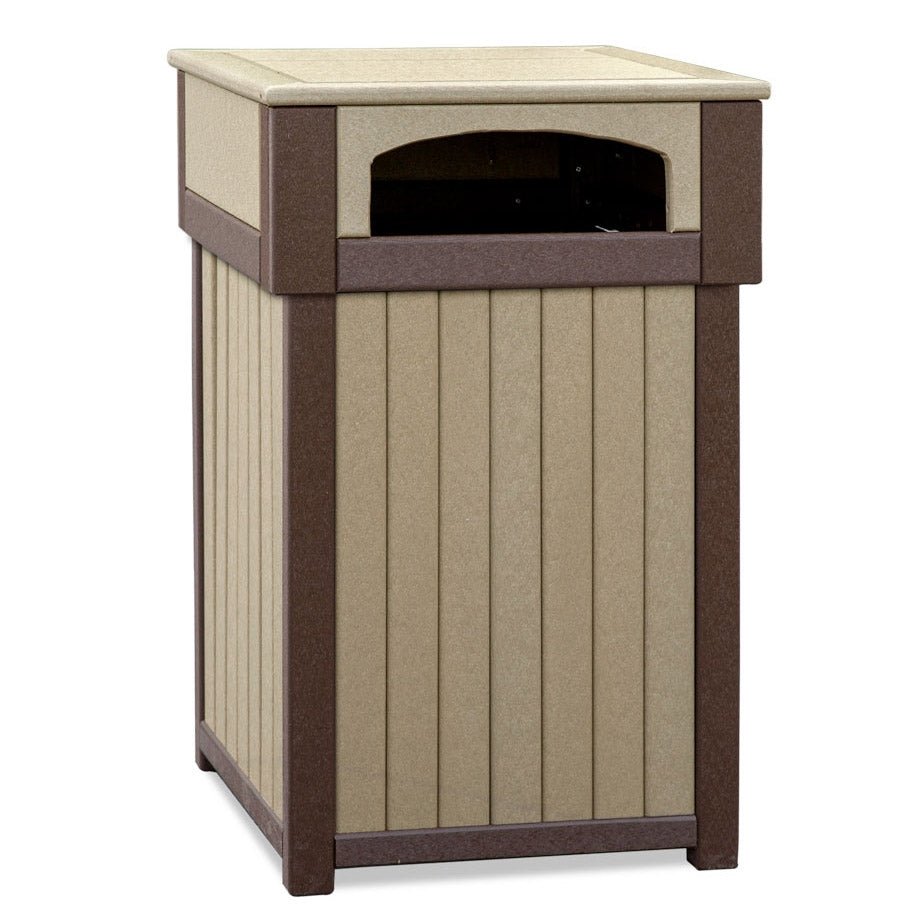 Poly Trash Receptacle - One Hole Leisure Lawns