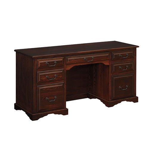 Raised Panel 50" Flattop Desk - snyders.furniture