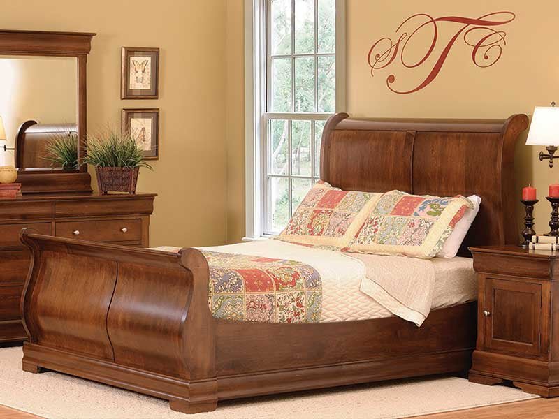 Rochelle Sleigh Bed - snyders.furniture