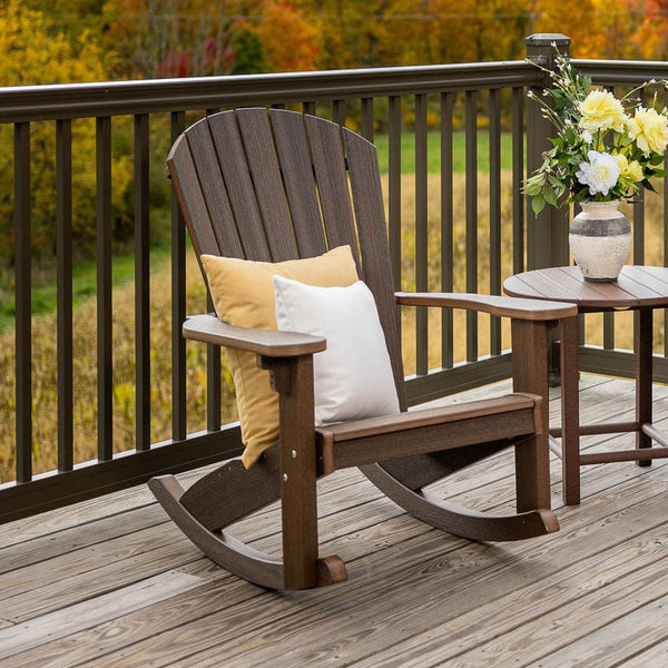 Front Porch Hampton Bay Outdoor Rocking Chair SeaAira Adirondack