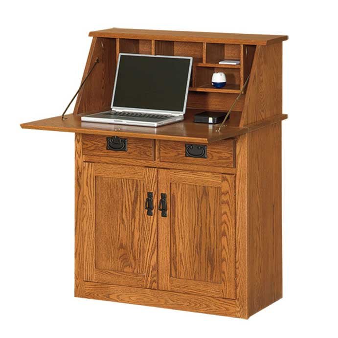 Secretary Desk with Doors - snyders.furniture