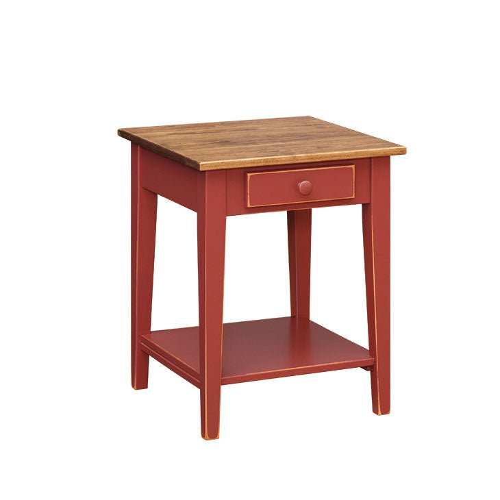 Shaker End Table with Shelf - snyders.furniture