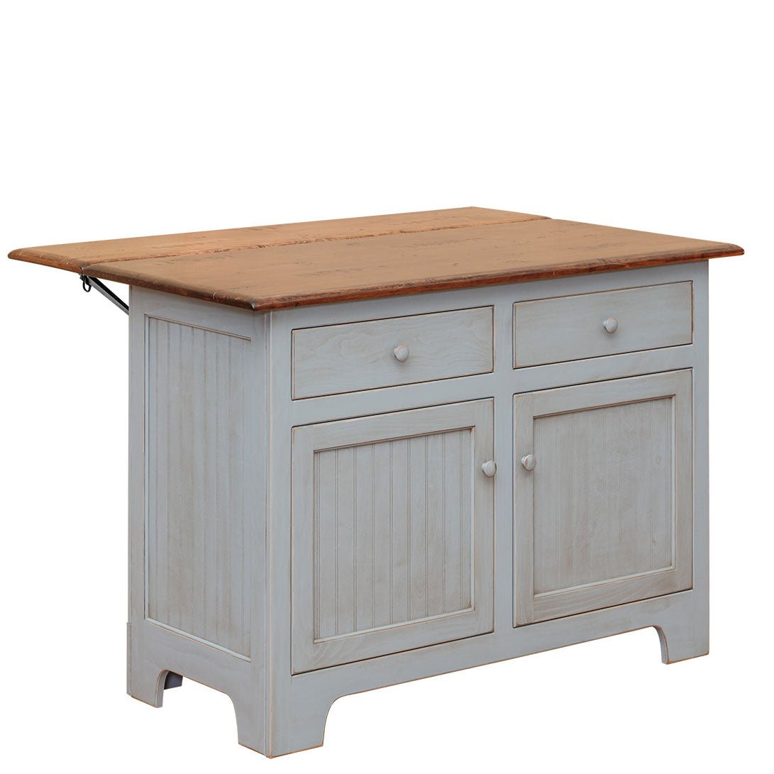 Shaker Kitchen Island with Dropleaf - snyders.furniture
