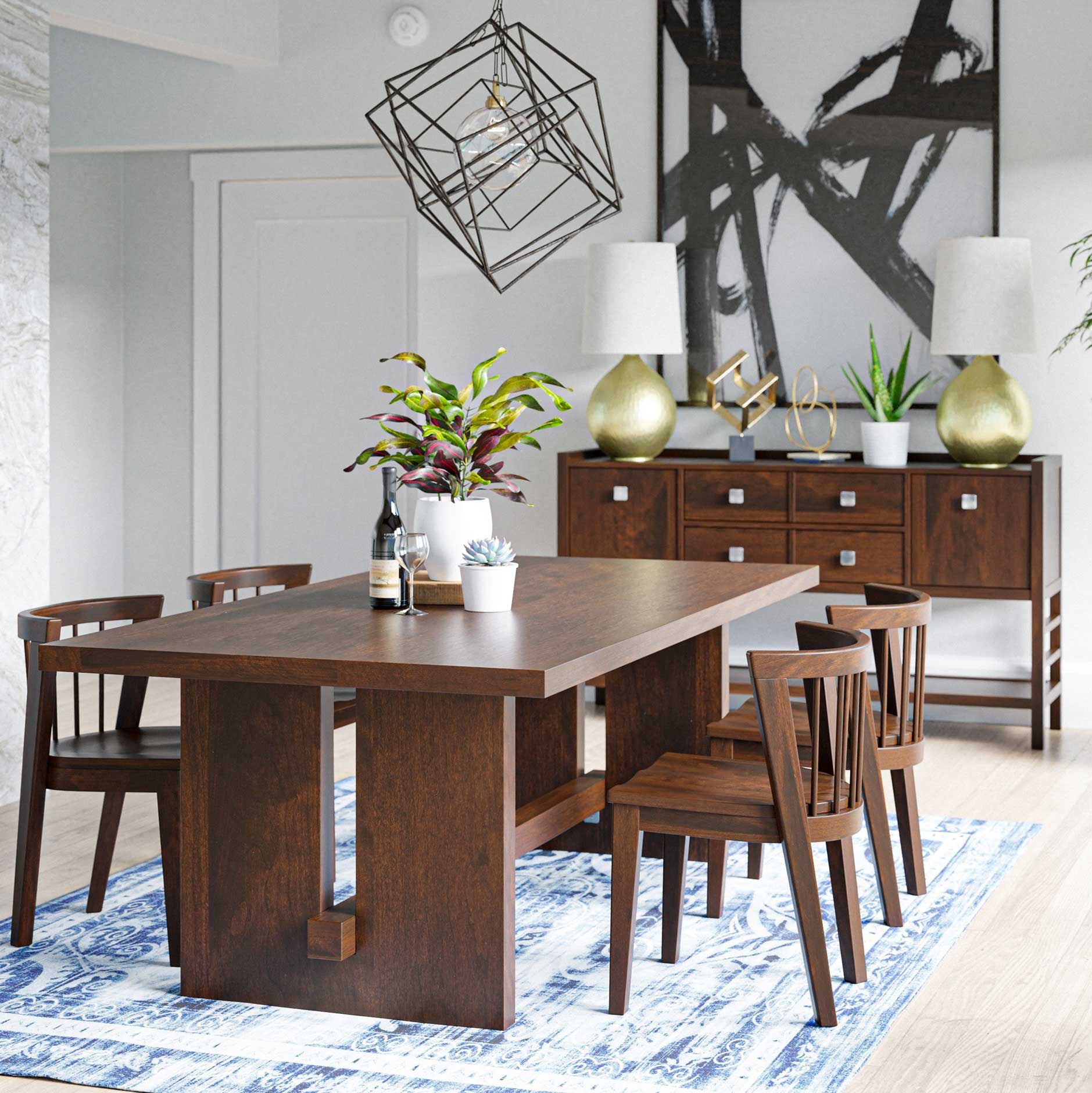 Stowe Trestle Table - snyders.furniture