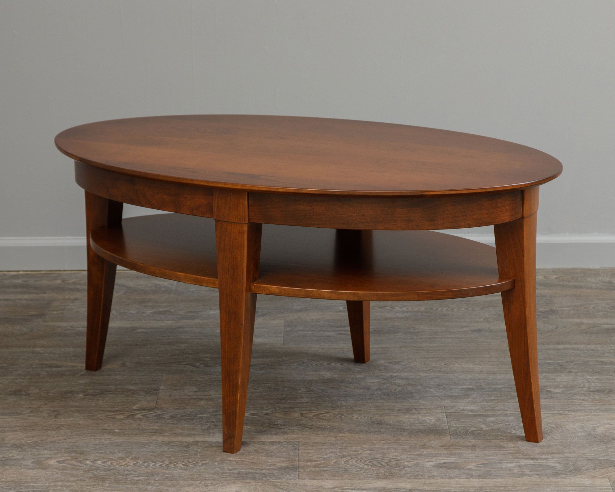 Stratos Amish Oval Coffee Table - snyders.furniture