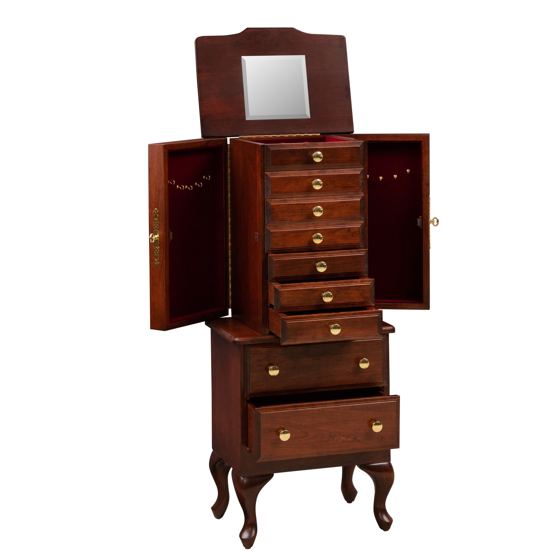 Traditional Jewelry Armoire - snyders.furniture