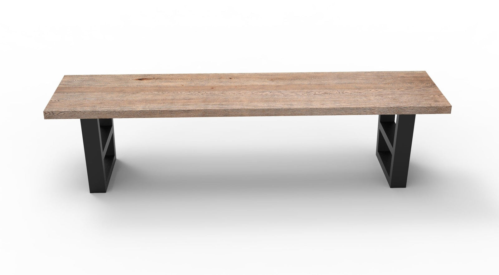 Wallace 72" Oak Dining Bench - Sandblasted Natural - snyders.furniture