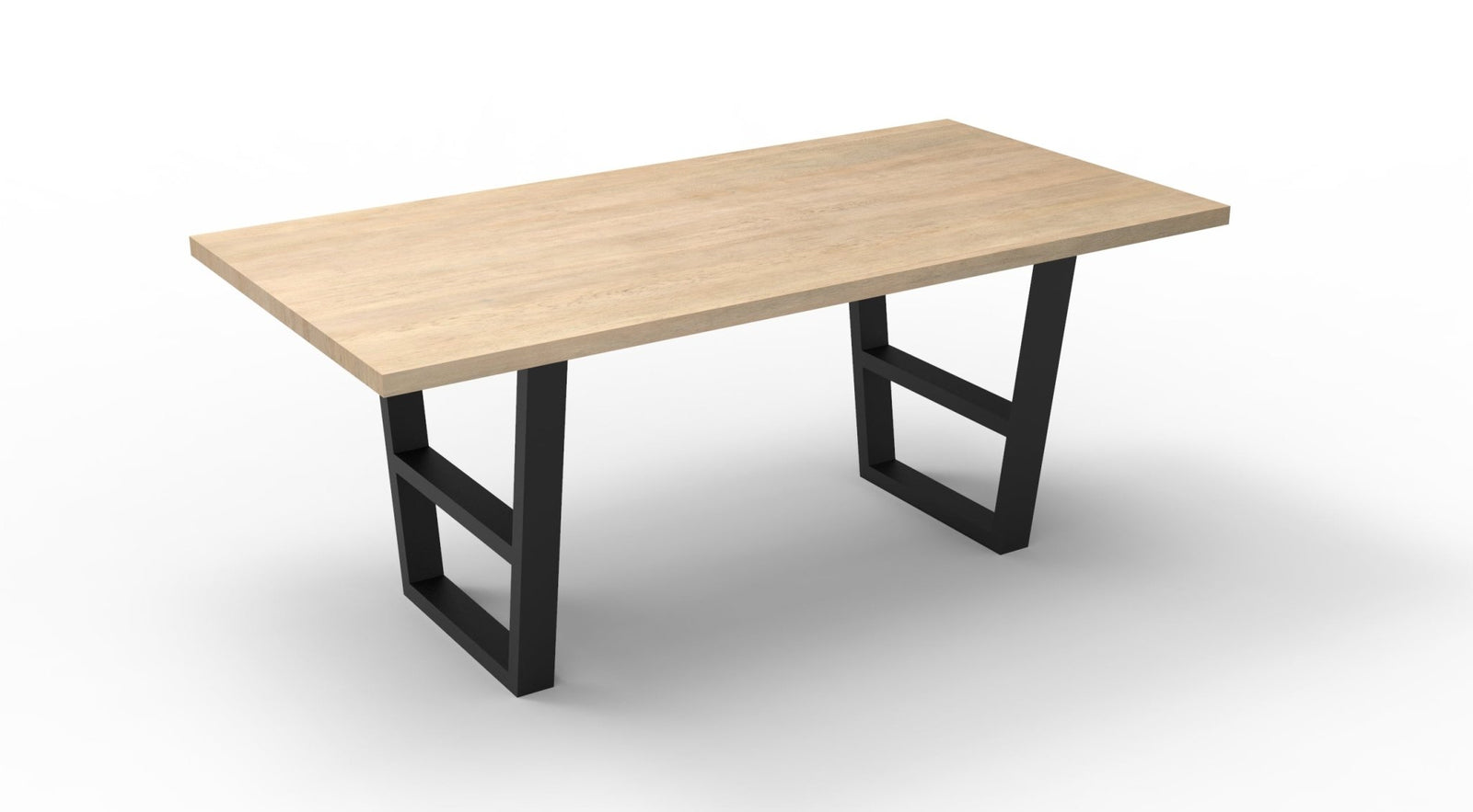 Wallace 72" Oak Dining Table - Light Natural - snyders.furniture