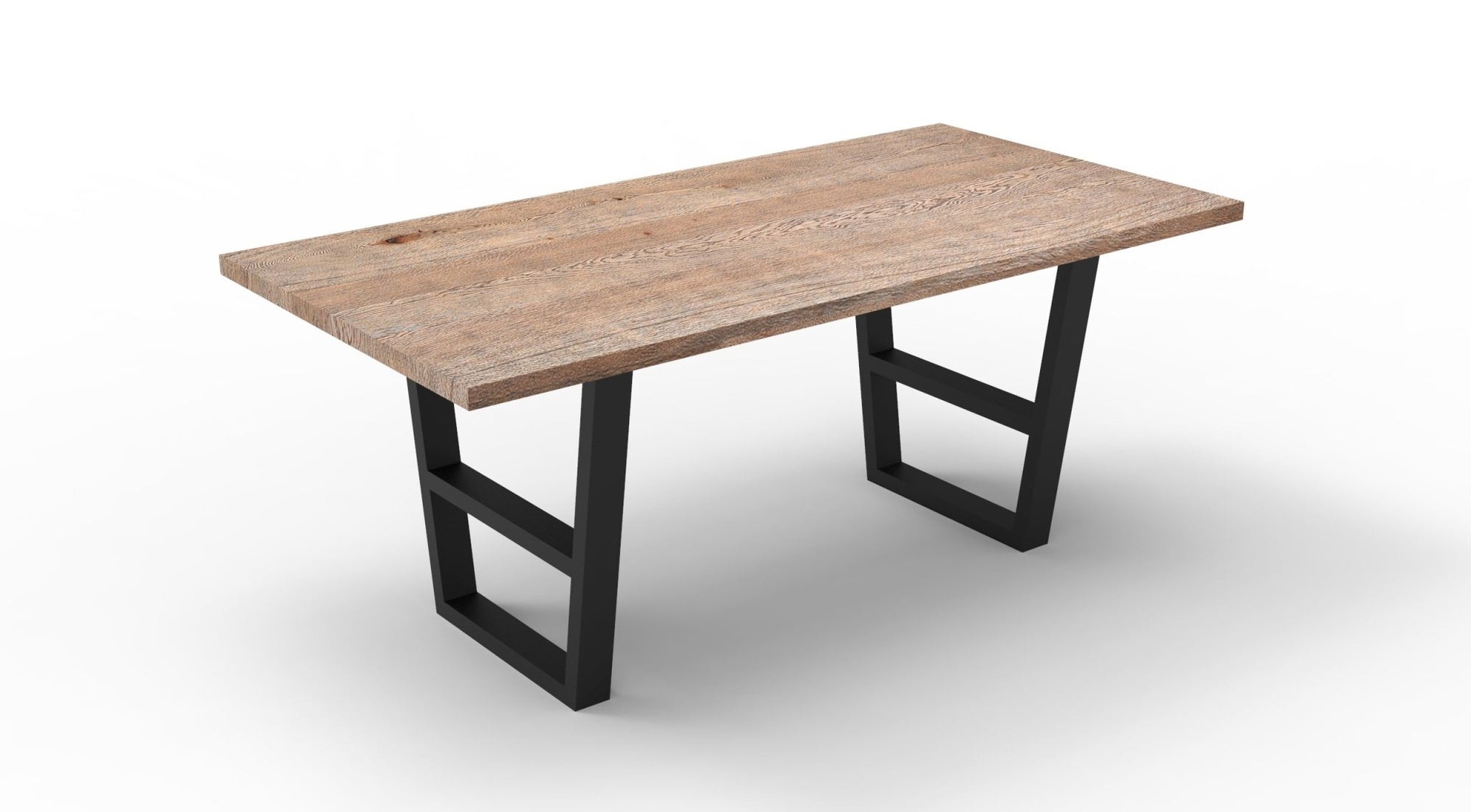 Wallace 72" Oak Dining Table - Sandblasted Natural - snyders.furniture