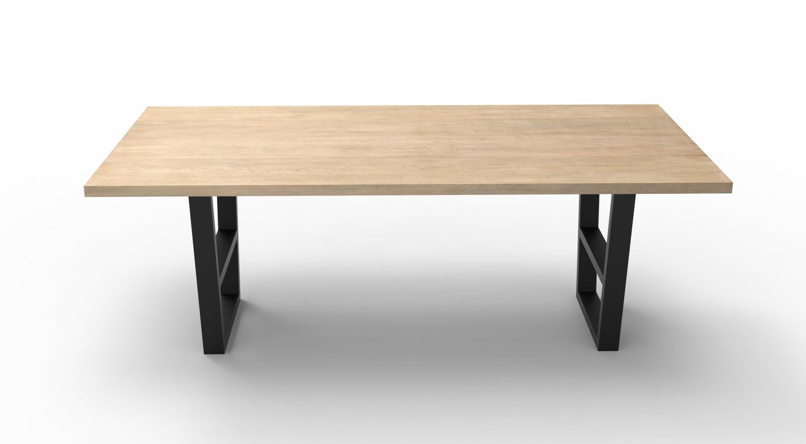 Wallace 84" Oak Dining Table - Light Natural - snyders.furniture