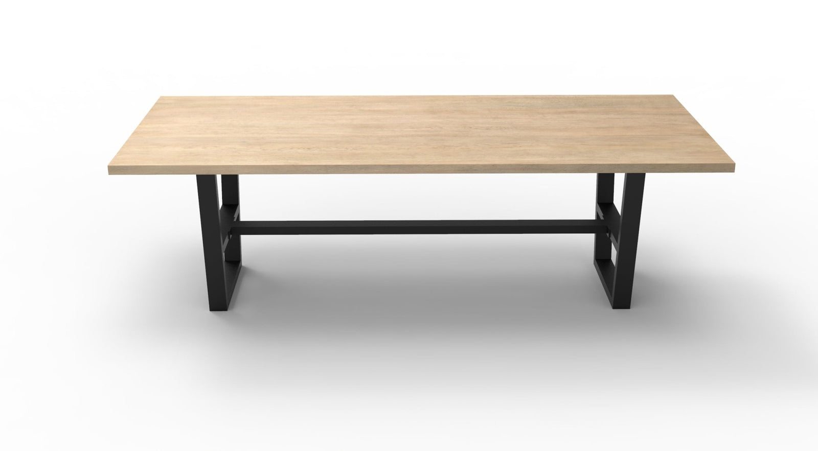 Wallace 96" Oak Dining Table - Light Natural - snyders.furniture