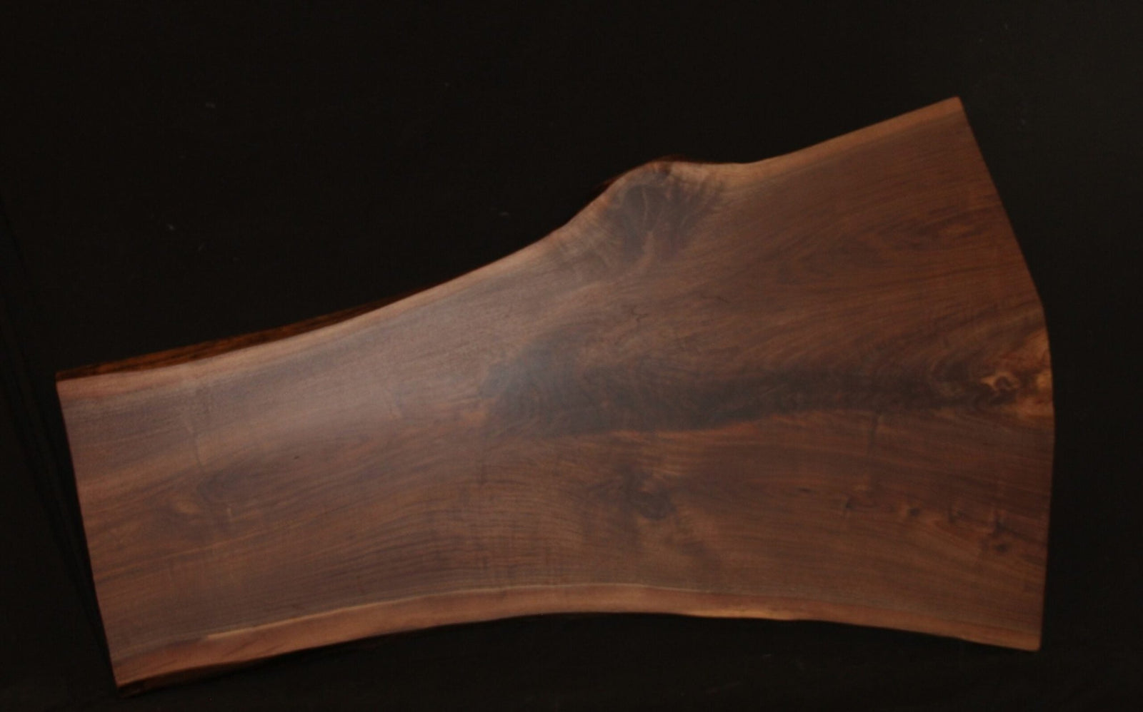 Walnut 27" - 47" wide x 81" long x 2 1/4" thick Live Edge Slab - snyders.furniture