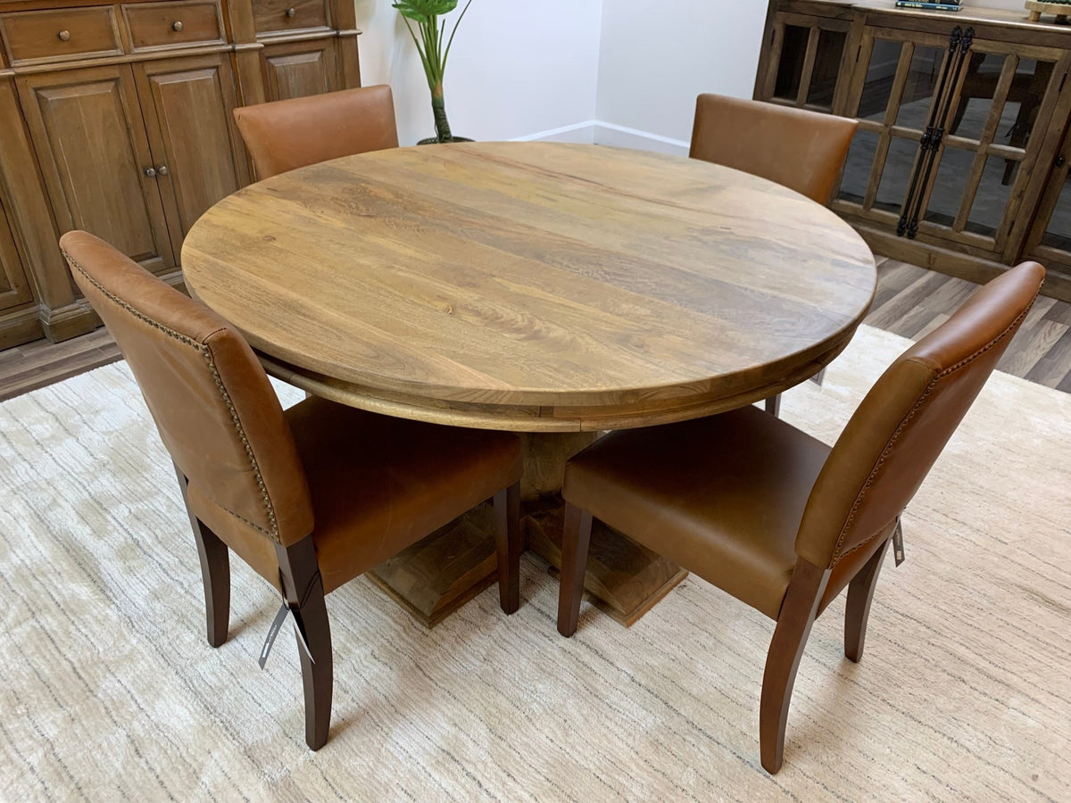 Weston 53&quot; Round Dining Table - Natural - snyders.furniture