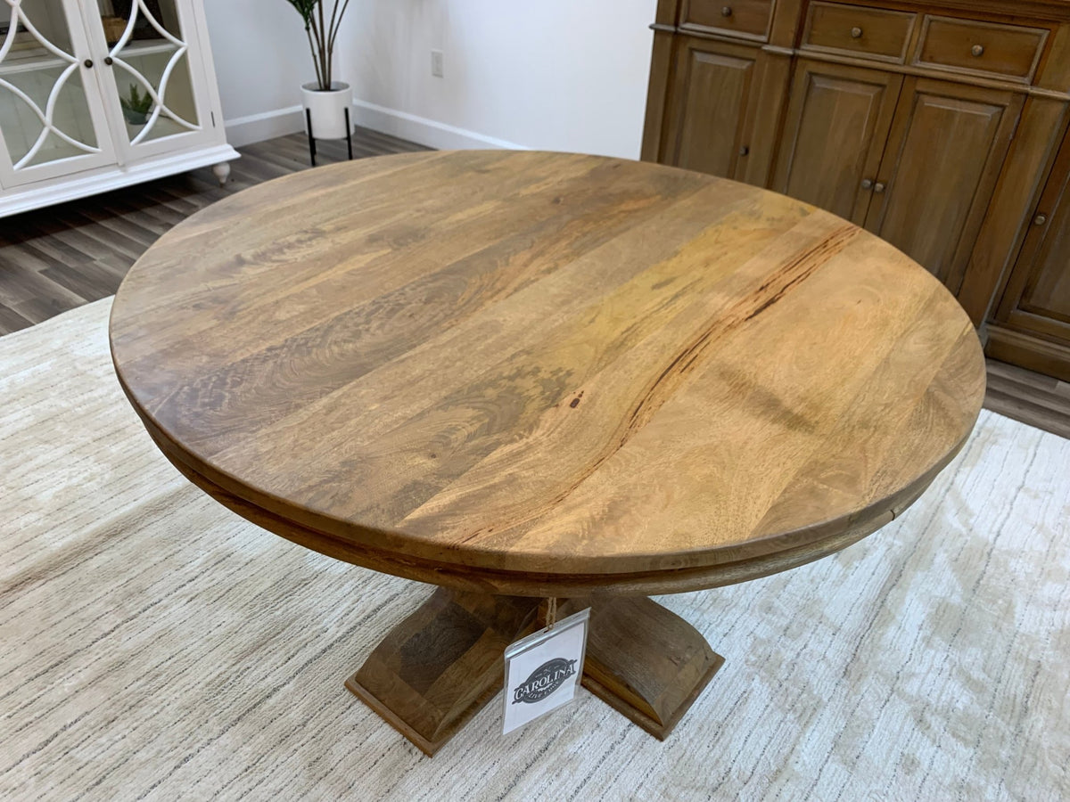 Weston 53&quot; Round Dining Table - Natural - snyders.furniture