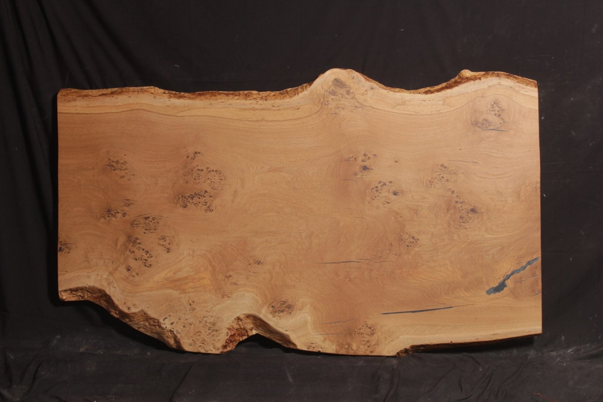 White oak 40"- 49" wide x 83" long x 2 ¼" thick Live Edge Slab - snyders.furniture