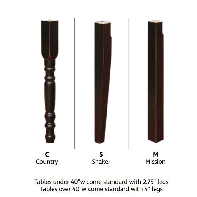 Yorkana Thick Plank Top Farm Table - snyders.furniture